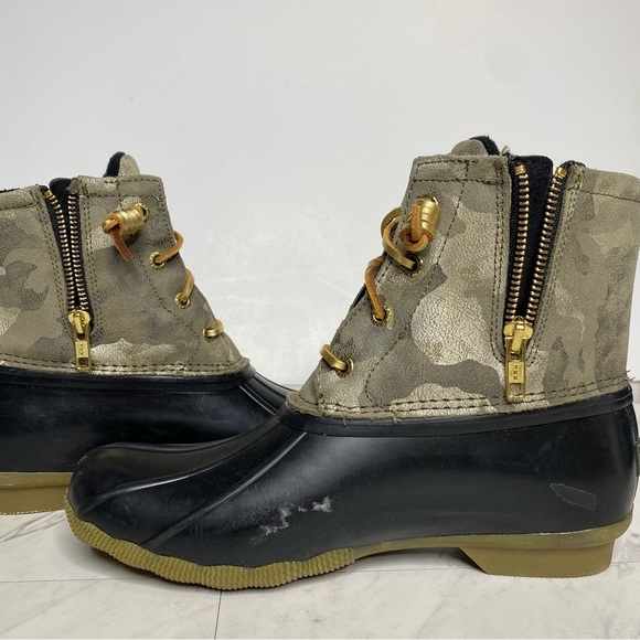 Sperry Saltwater Camo Waterproof Duck Boot 8 - Picture 6 of 16